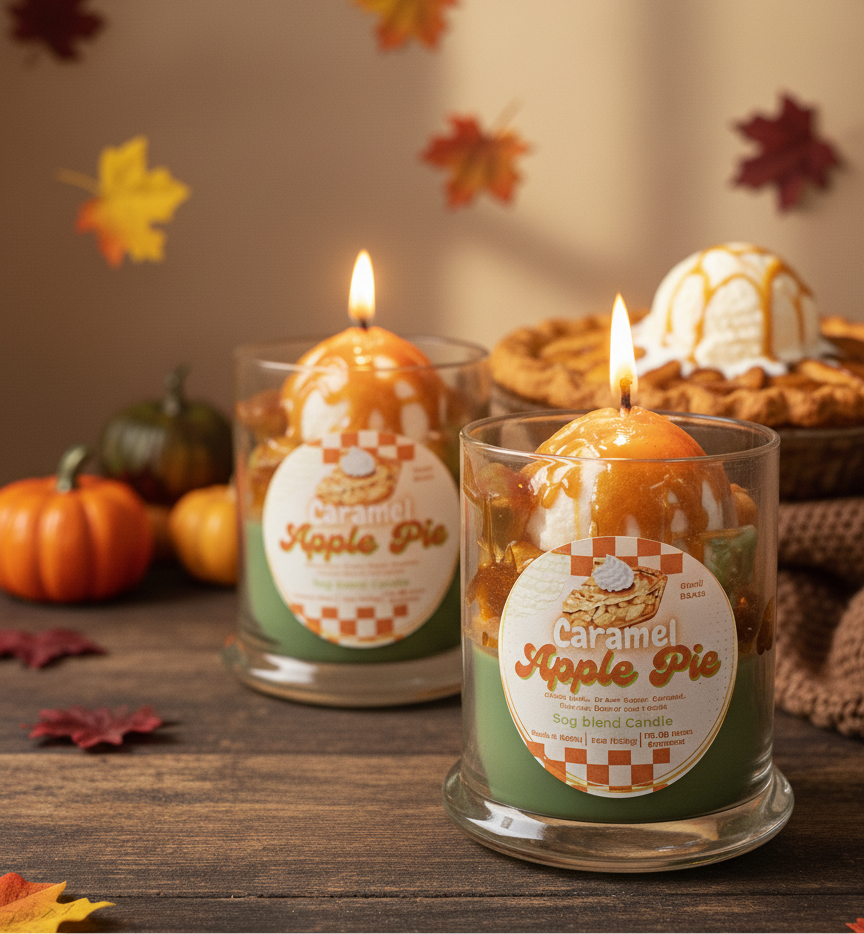 Caramel Apple Pie Candle