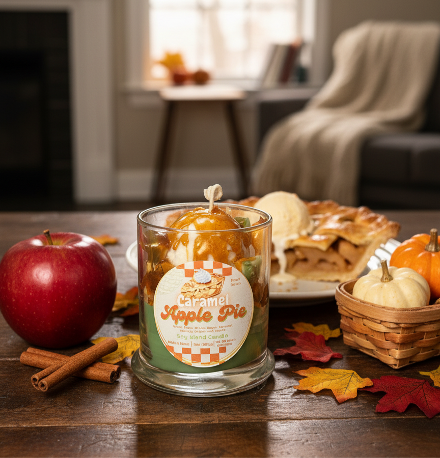 Caramel Apple Pie Candle