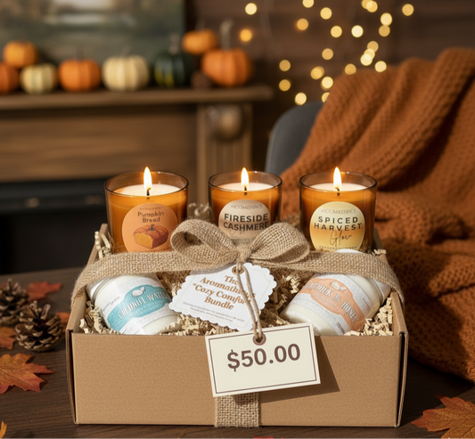 3 candle & Bath Butter BUNDLE