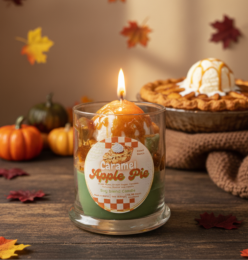 Caramel Apple Pie Candle