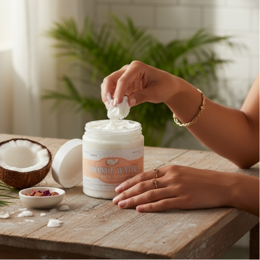 Coconut Water Bath Butter