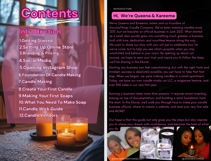 Ebook (How To Start Your Own Candle Business)